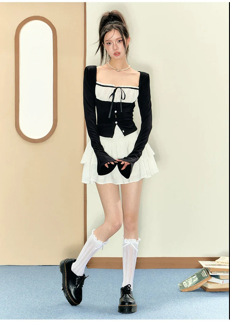 Andyet Blouse & Skirt Set