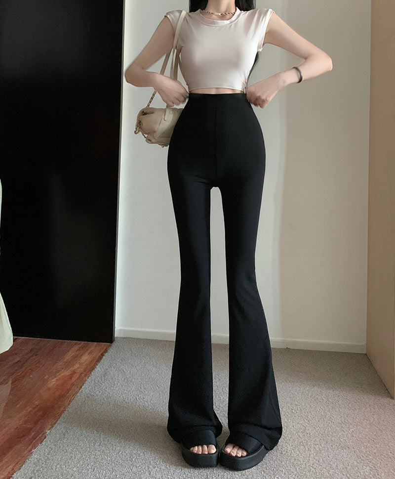 Flared High Waist Pants