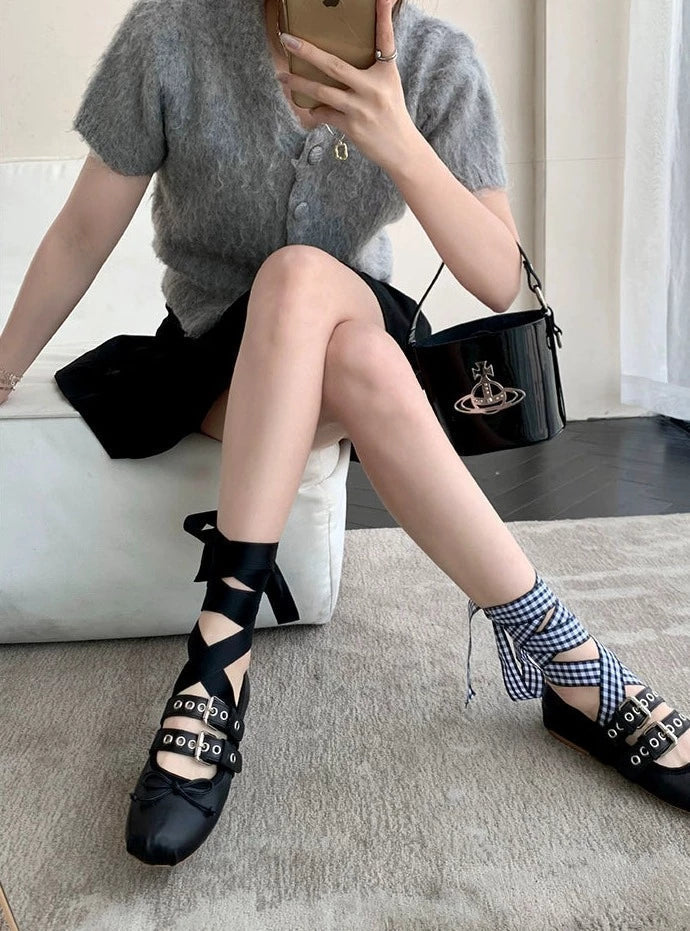 Ballet Ribbon Flats