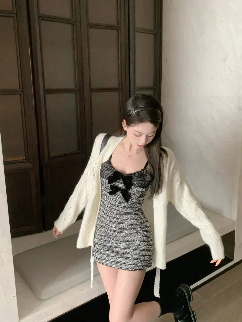 Bow Print Dress