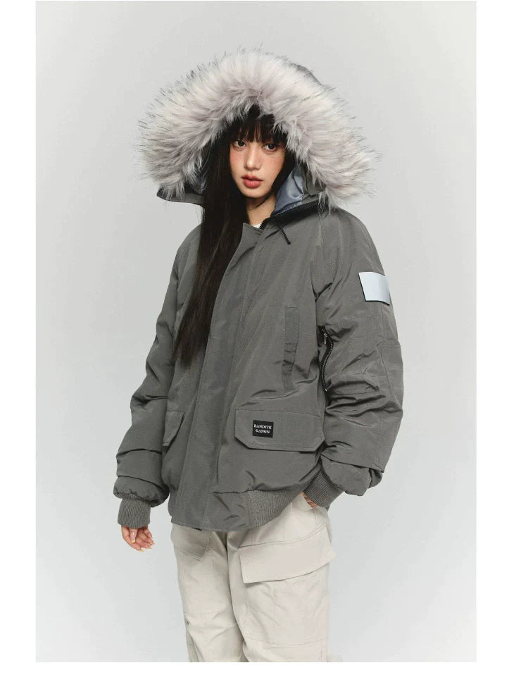 Brandy Fur Parka Jacket