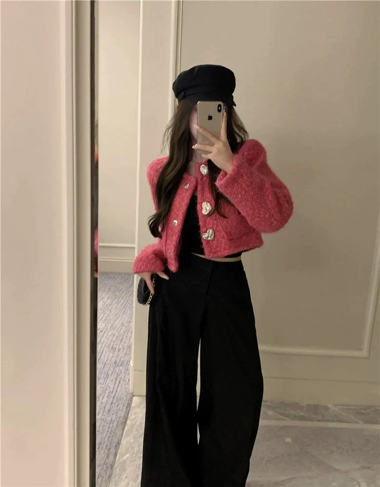 Silver Heart Tweed Jacket