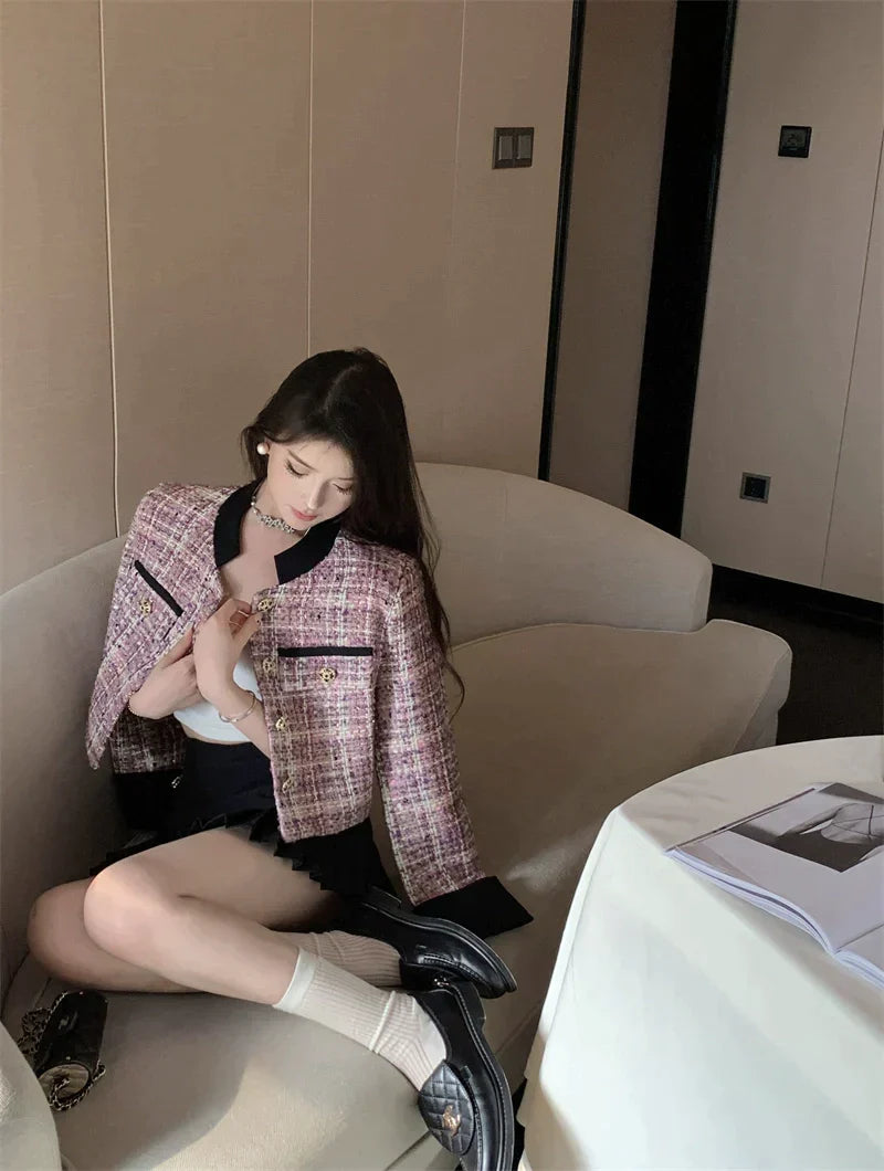 Pink Tweed Jacket