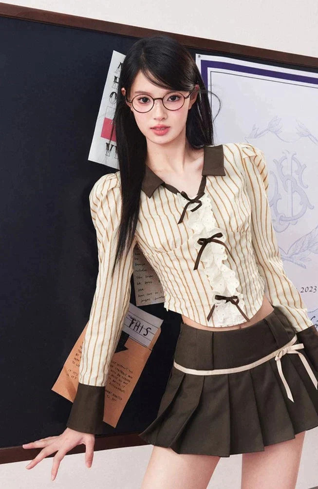 Pink Ribbon Mini Skirt