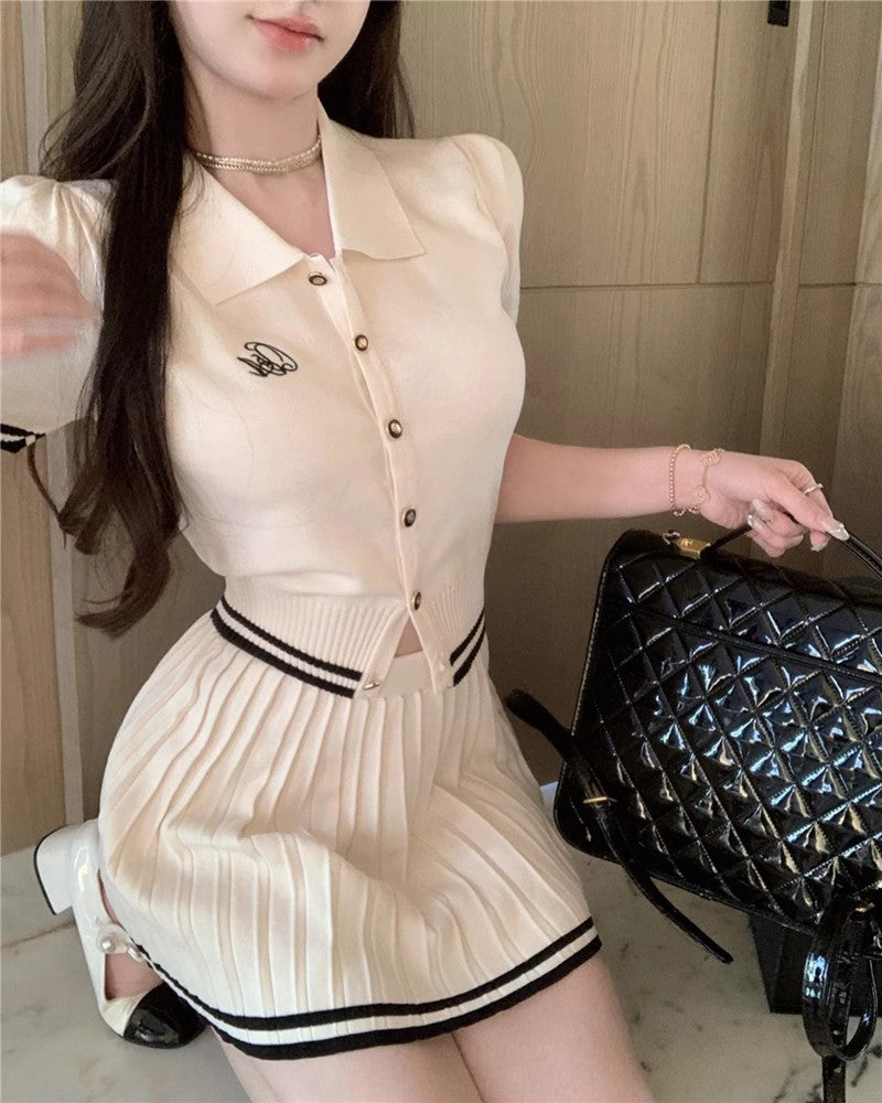 Marzia Top & Skirt Set
