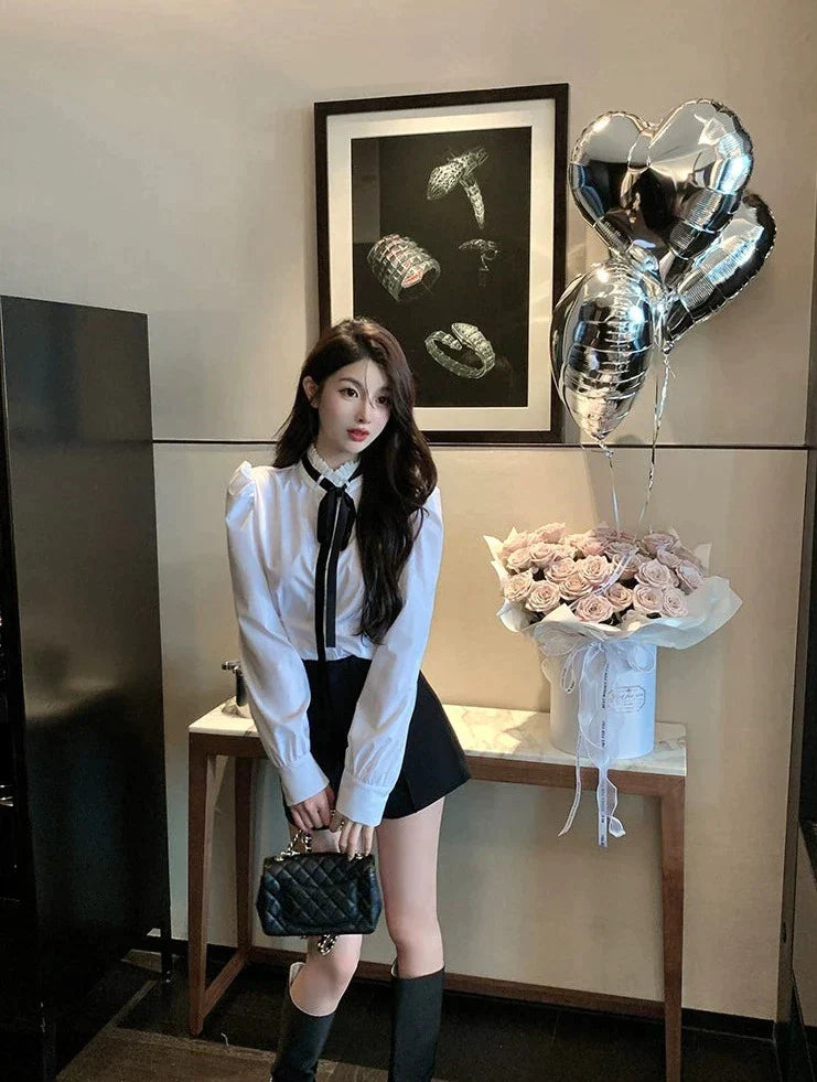 Blake White Tie Top