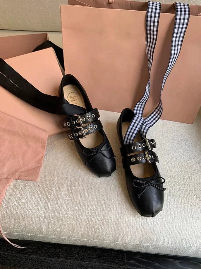 Ballet Ribbon Flats