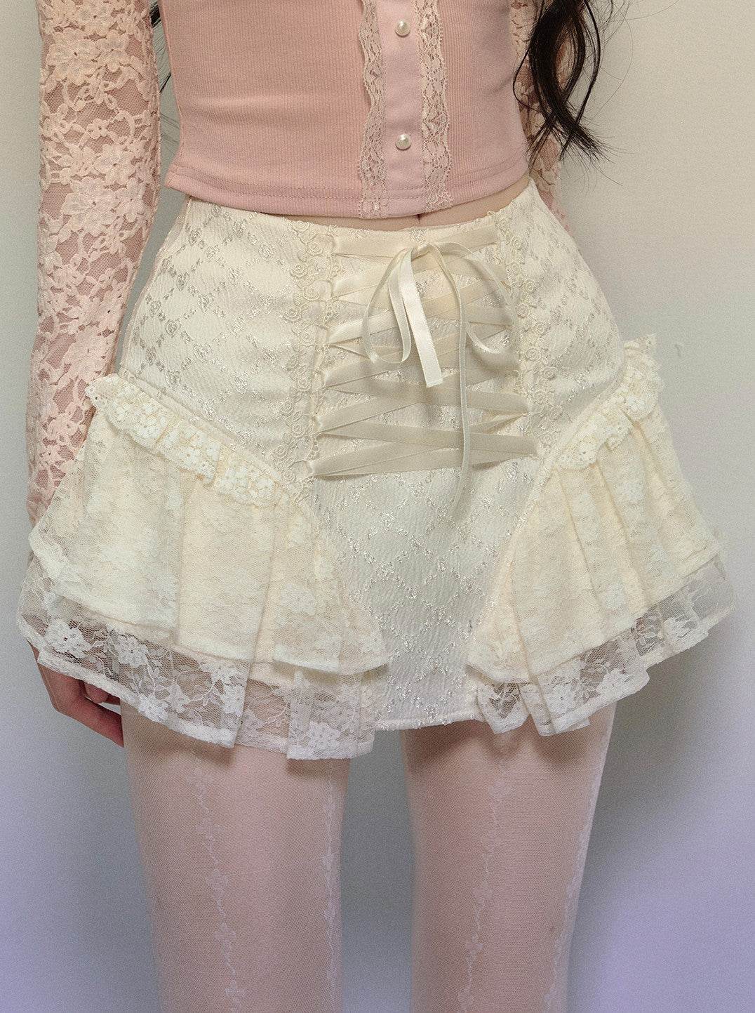 Irregular Lace Skirt - My Store