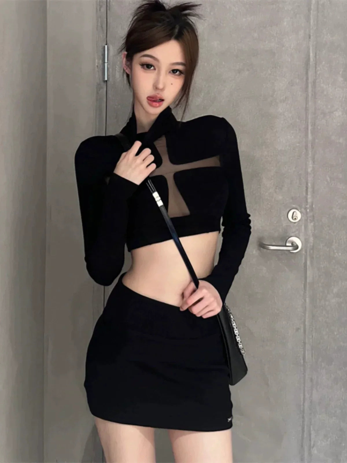 Cross Accent Top