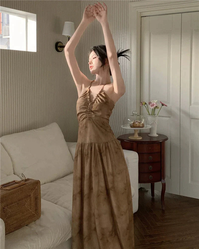 Brown Dye Dress