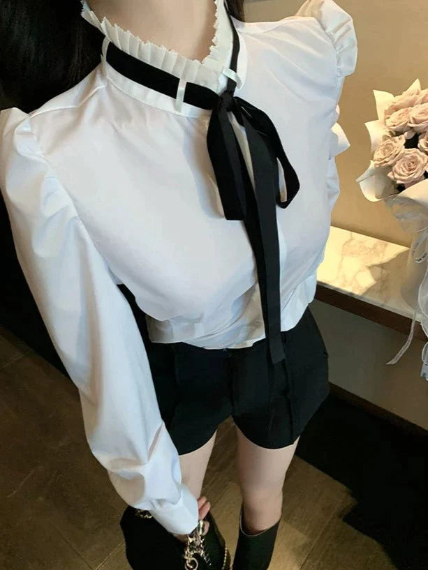 Blake White Tie Top