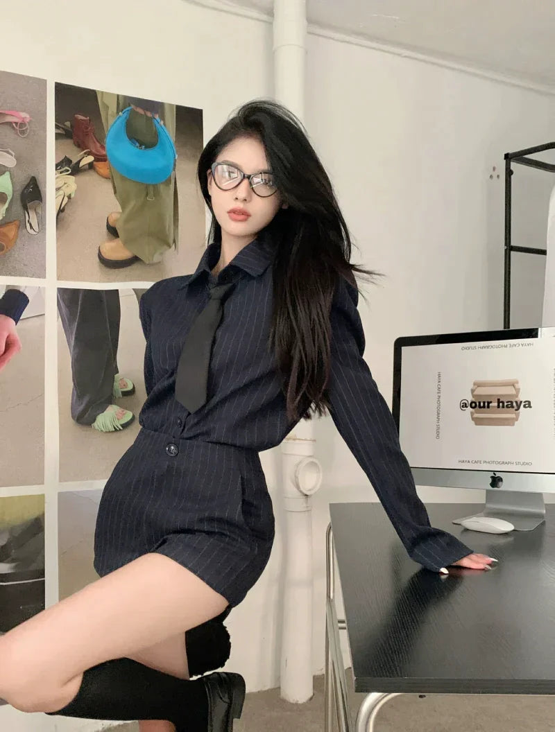 Tori Tie Shirt & Shorts Set