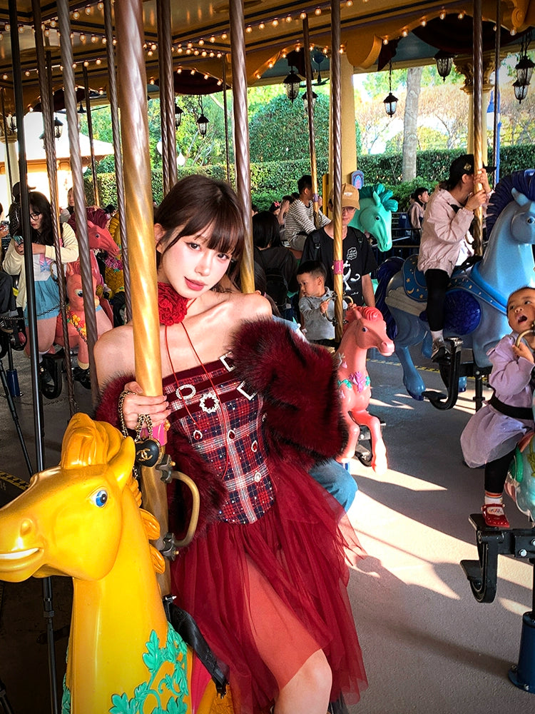 Red Plaid Top & Dress