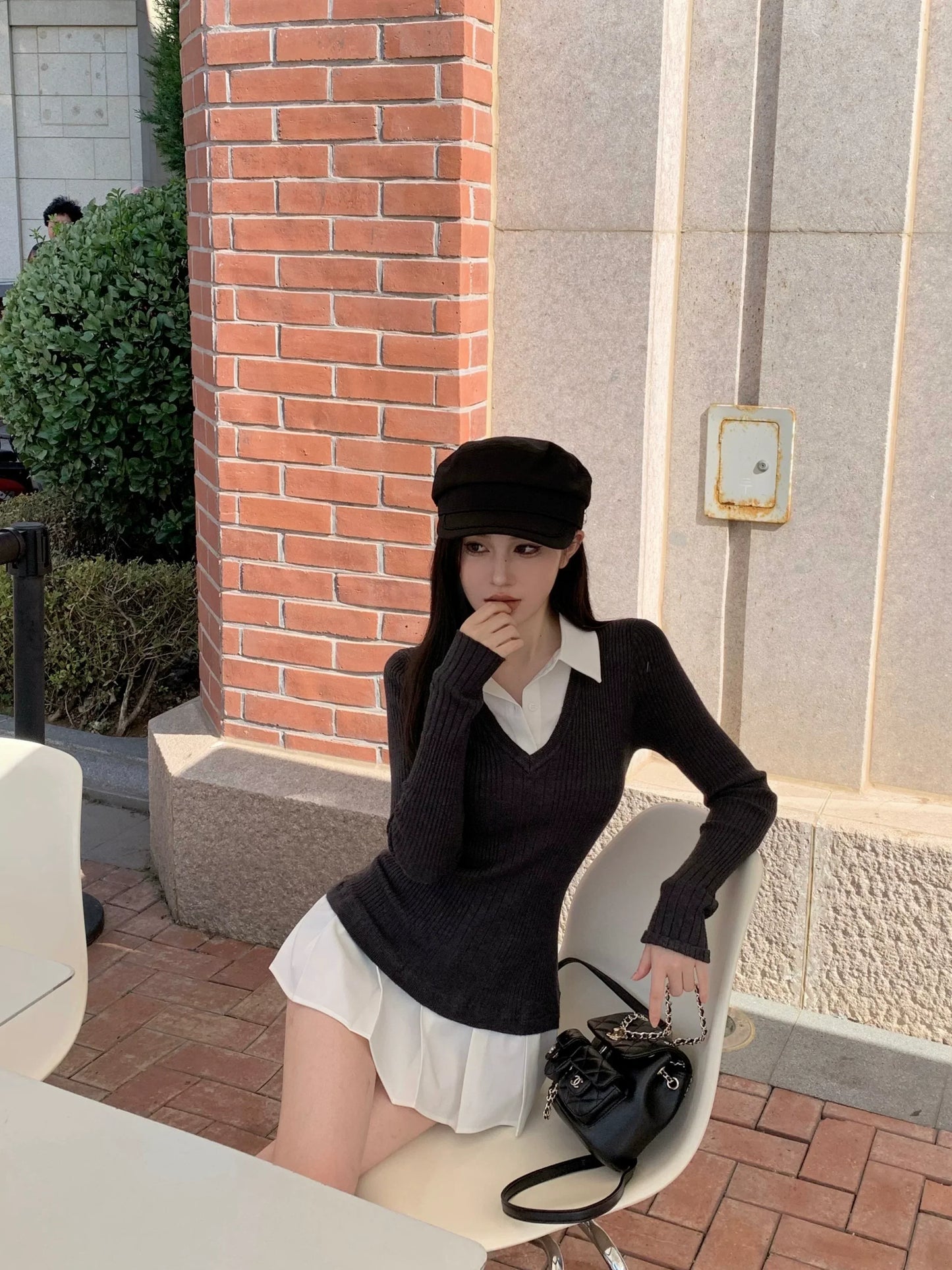 Knit Layered Top