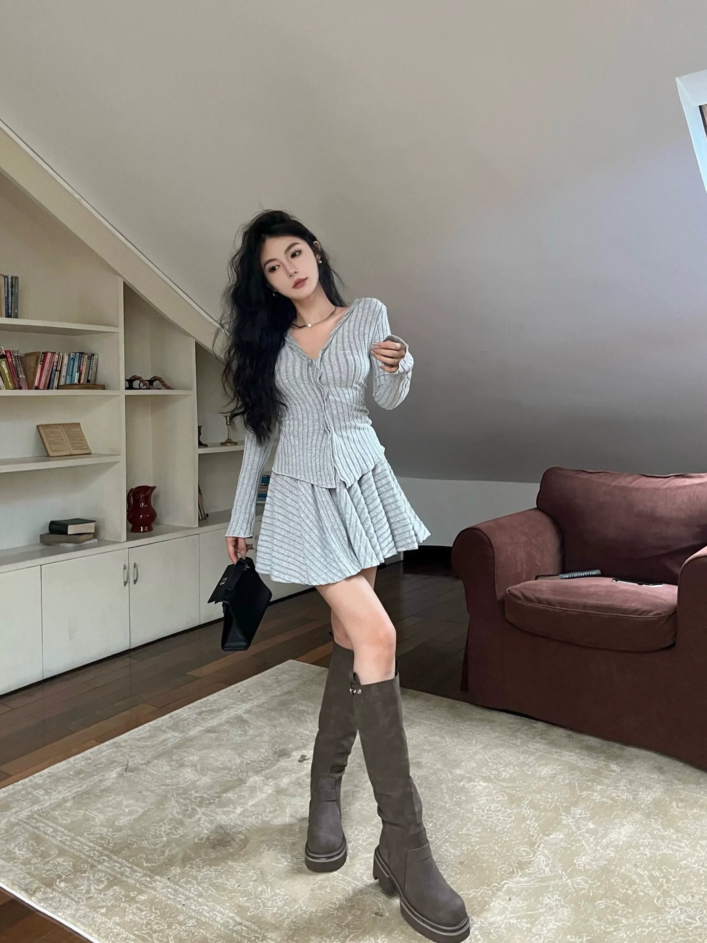 Riley Top & Skirt Set