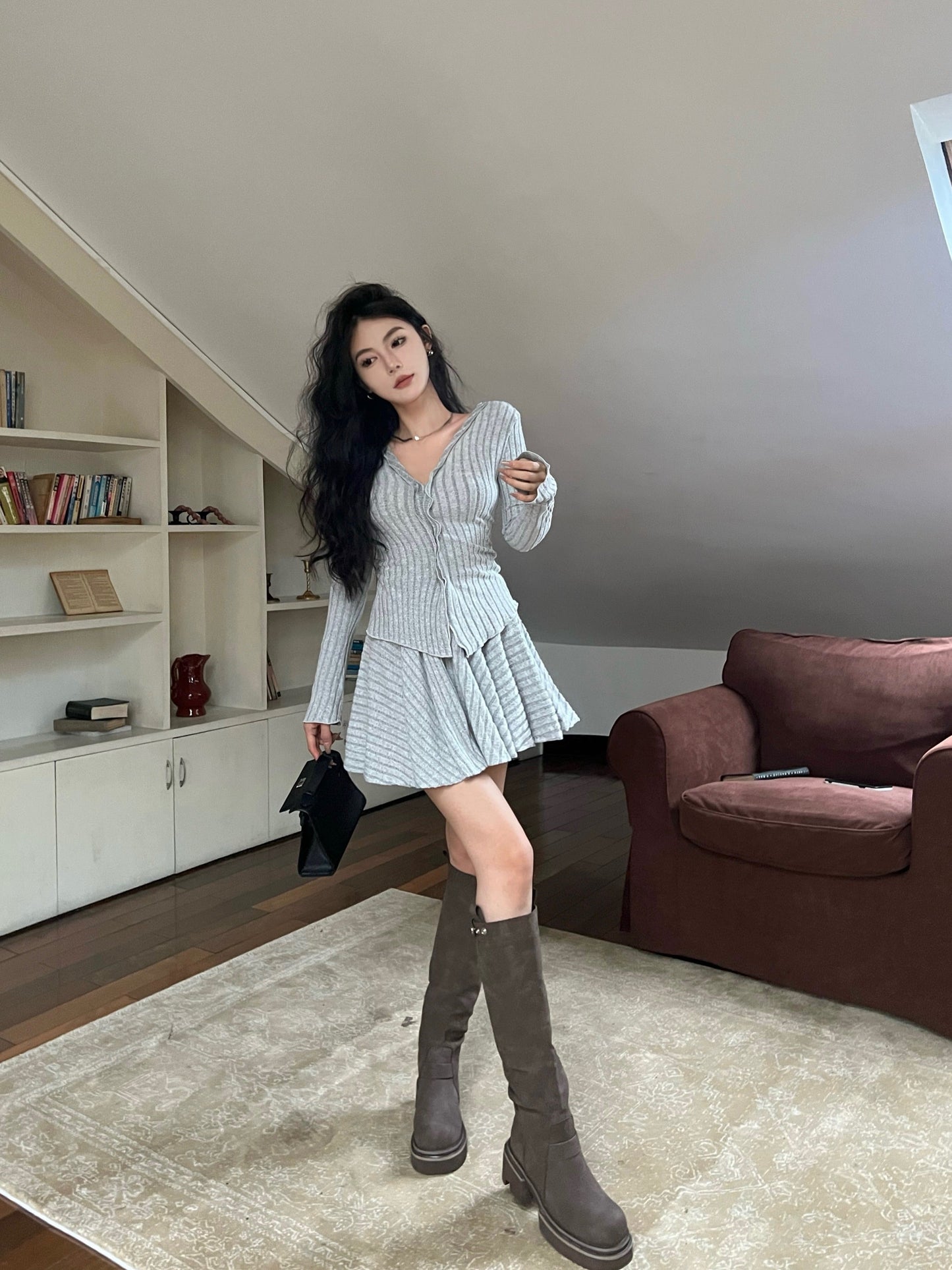 Riley Top & Skirt Set