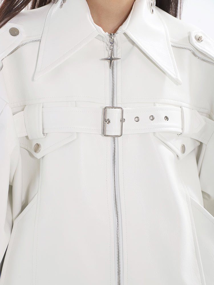 White Belt Jacket