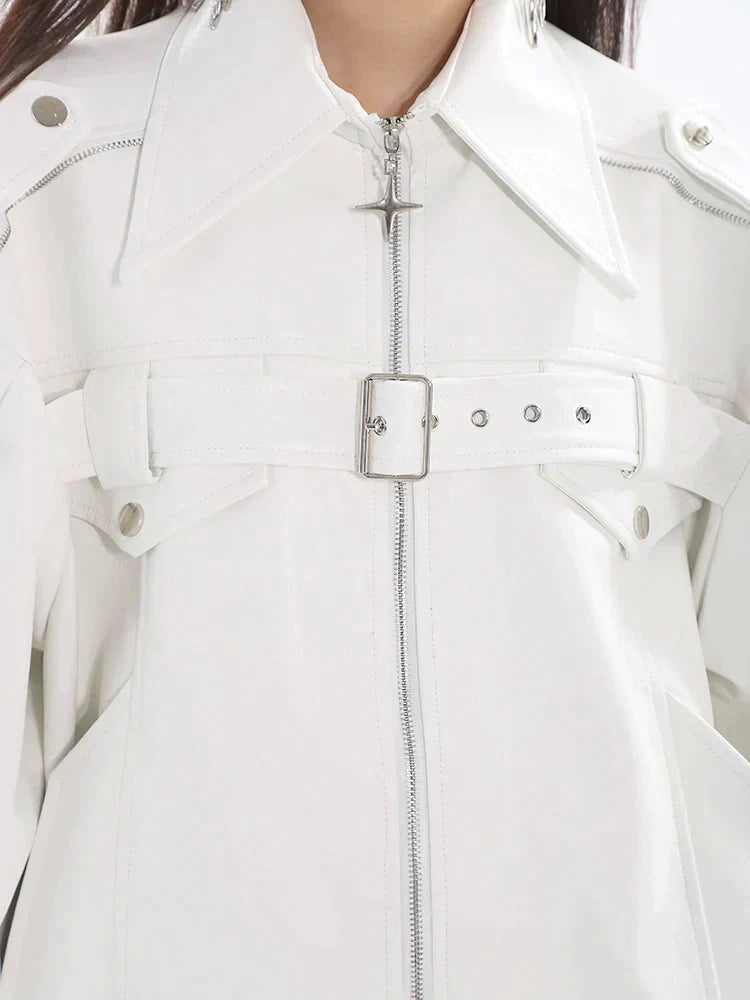 White Belt Jacket