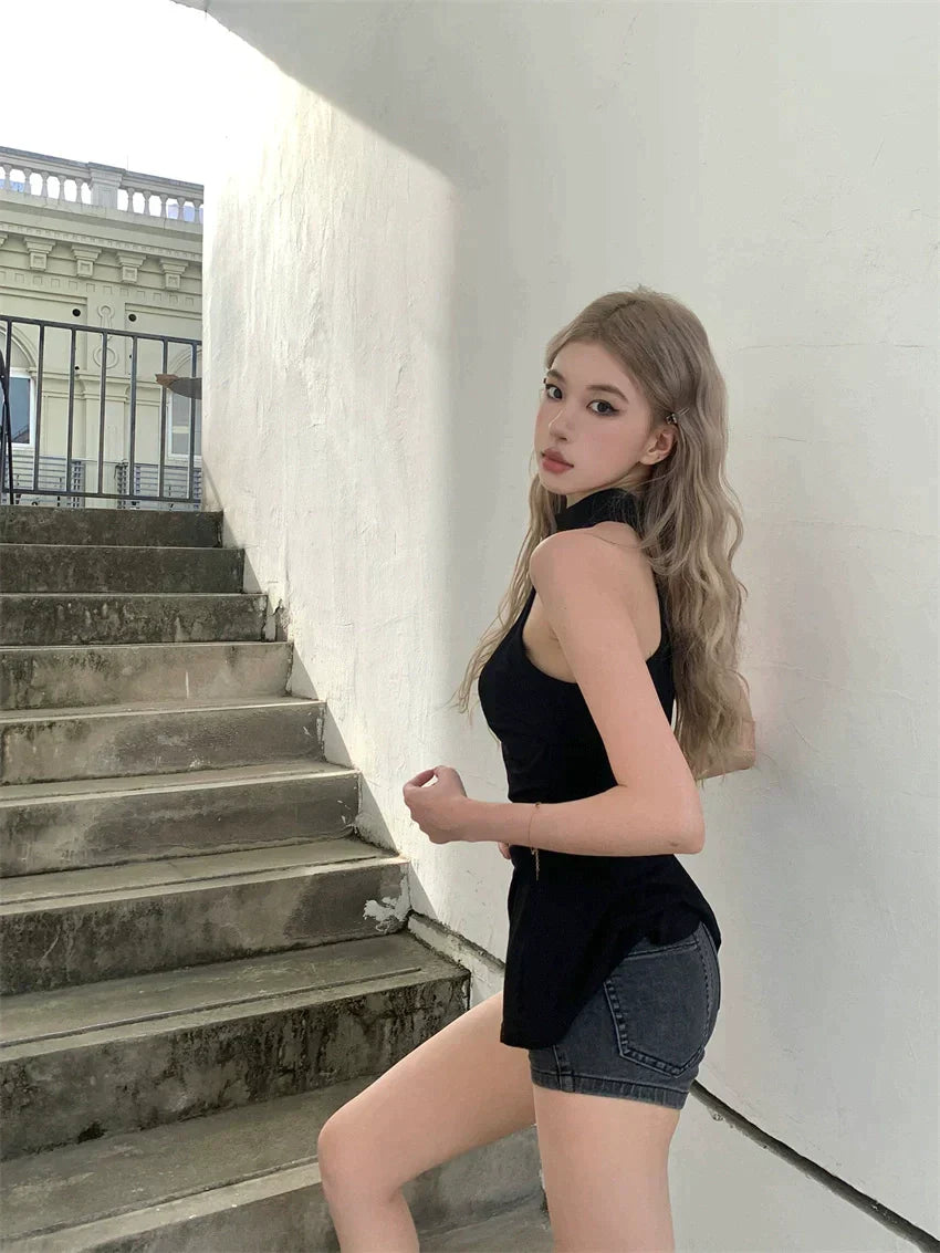 Cut Out Top & Shorts Set