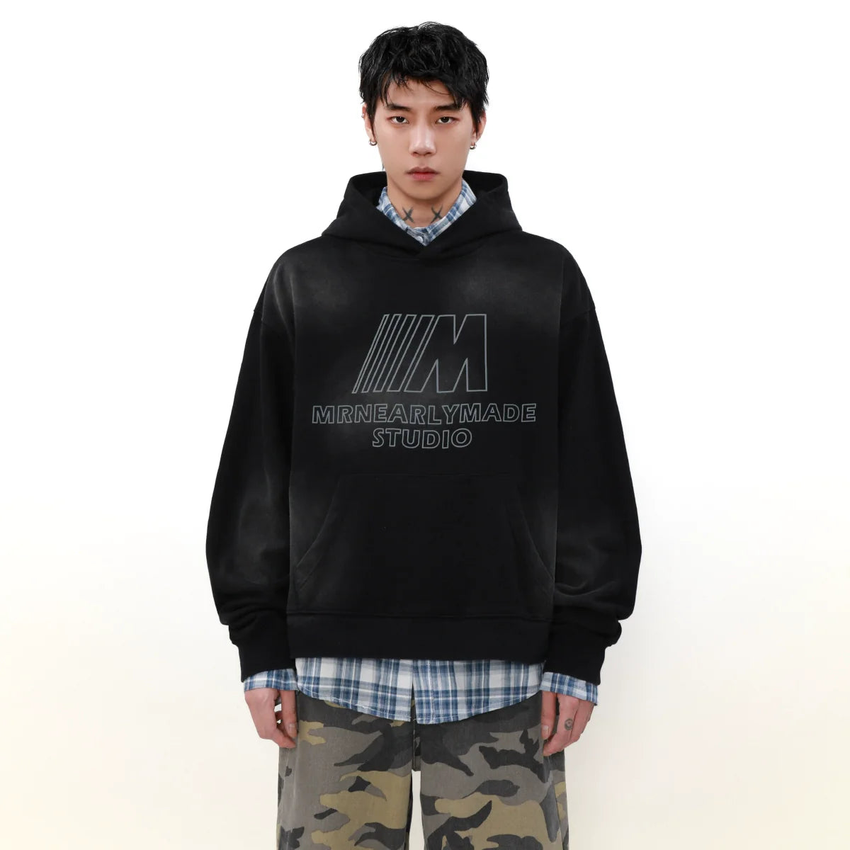 Cleanfit Print Pullover Hoodie