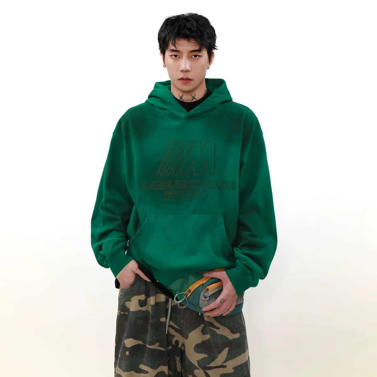 Cleanfit Print Pullover Hoodie
