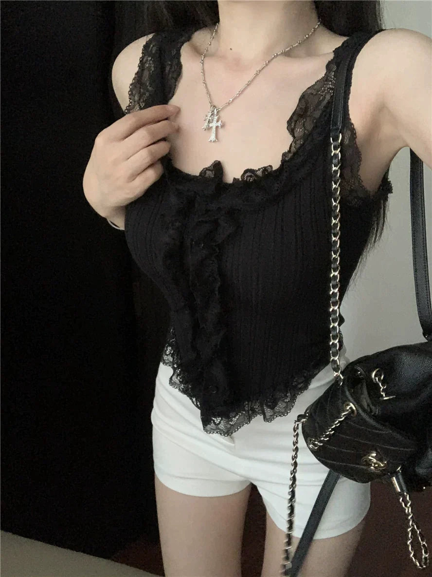 Ruffle Lined Top