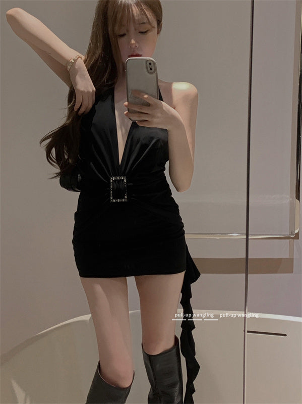 Black Belt Dress