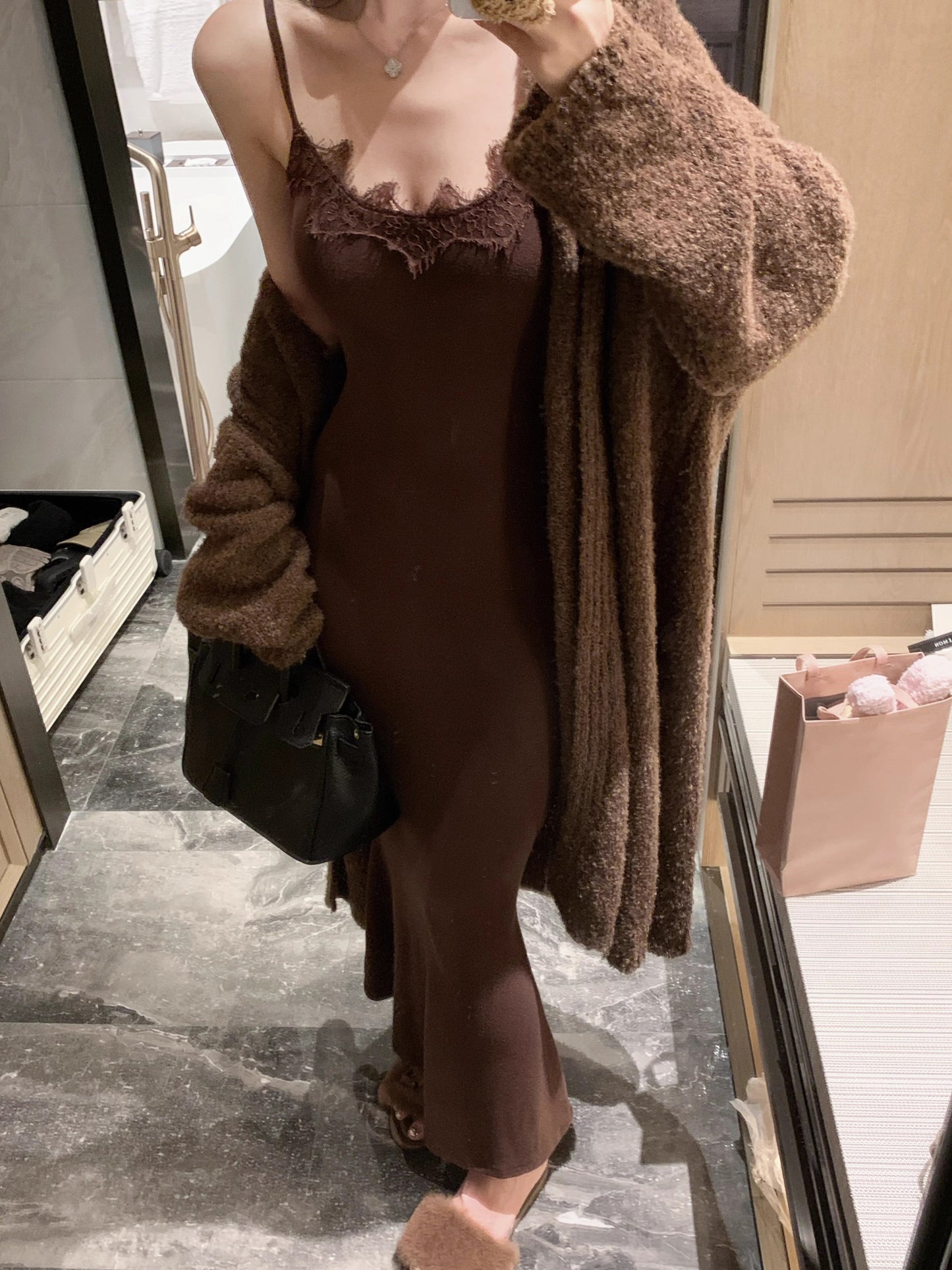 Camila Dress & Cardigan Set
