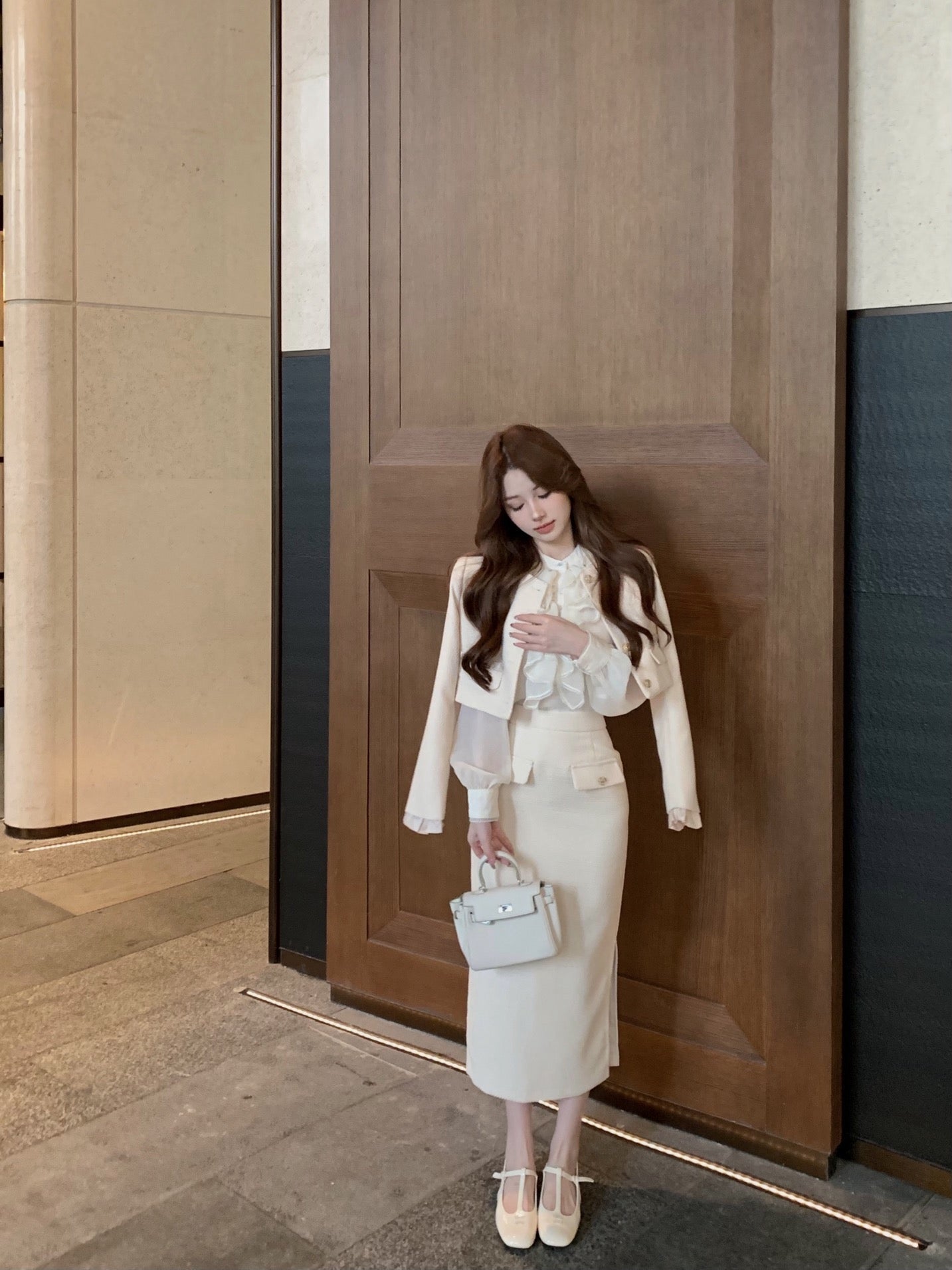 Pandora Top Jacket & Skirt Set