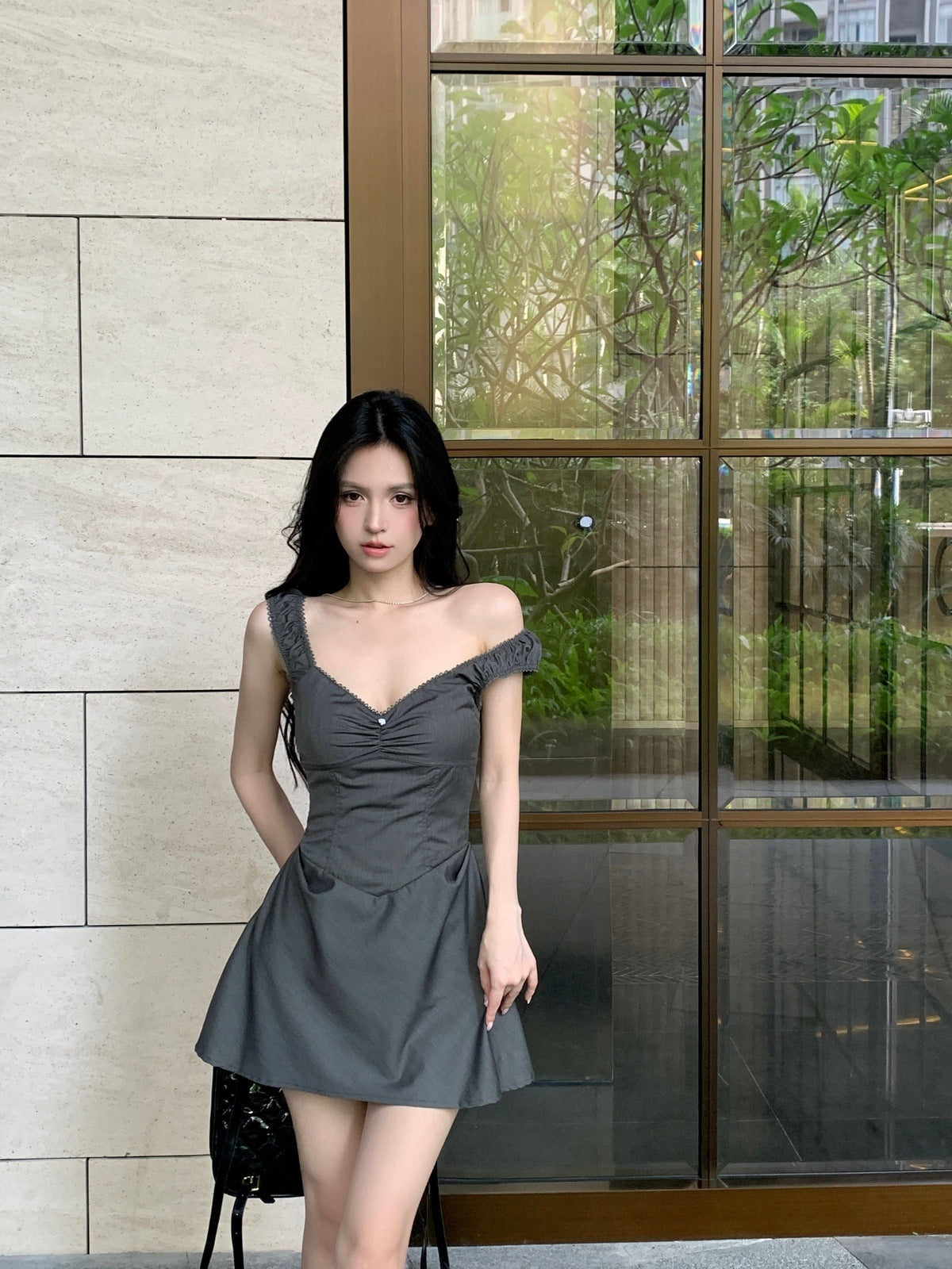 Grey Gia Dress