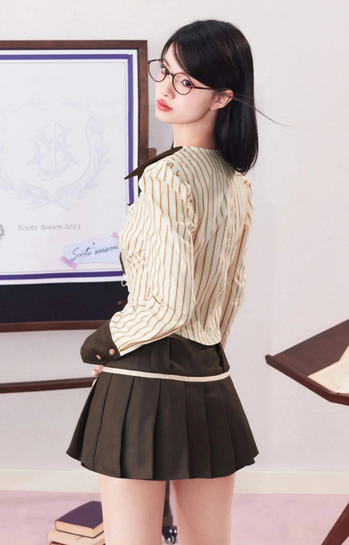 Pink Ribbon Mini Skirt