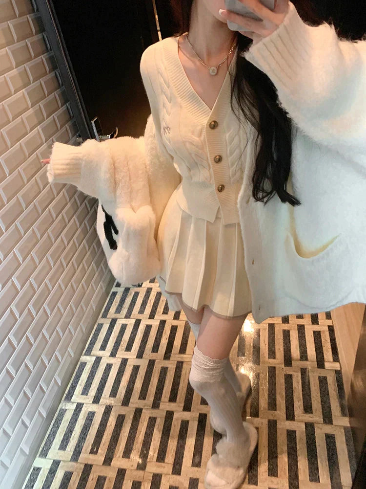 Winter Cardigan & Skirt