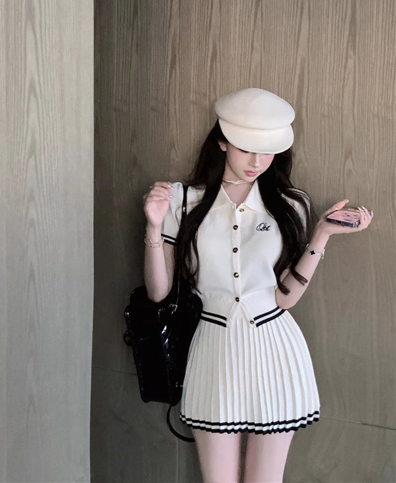 Marzia Top & Skirt Set