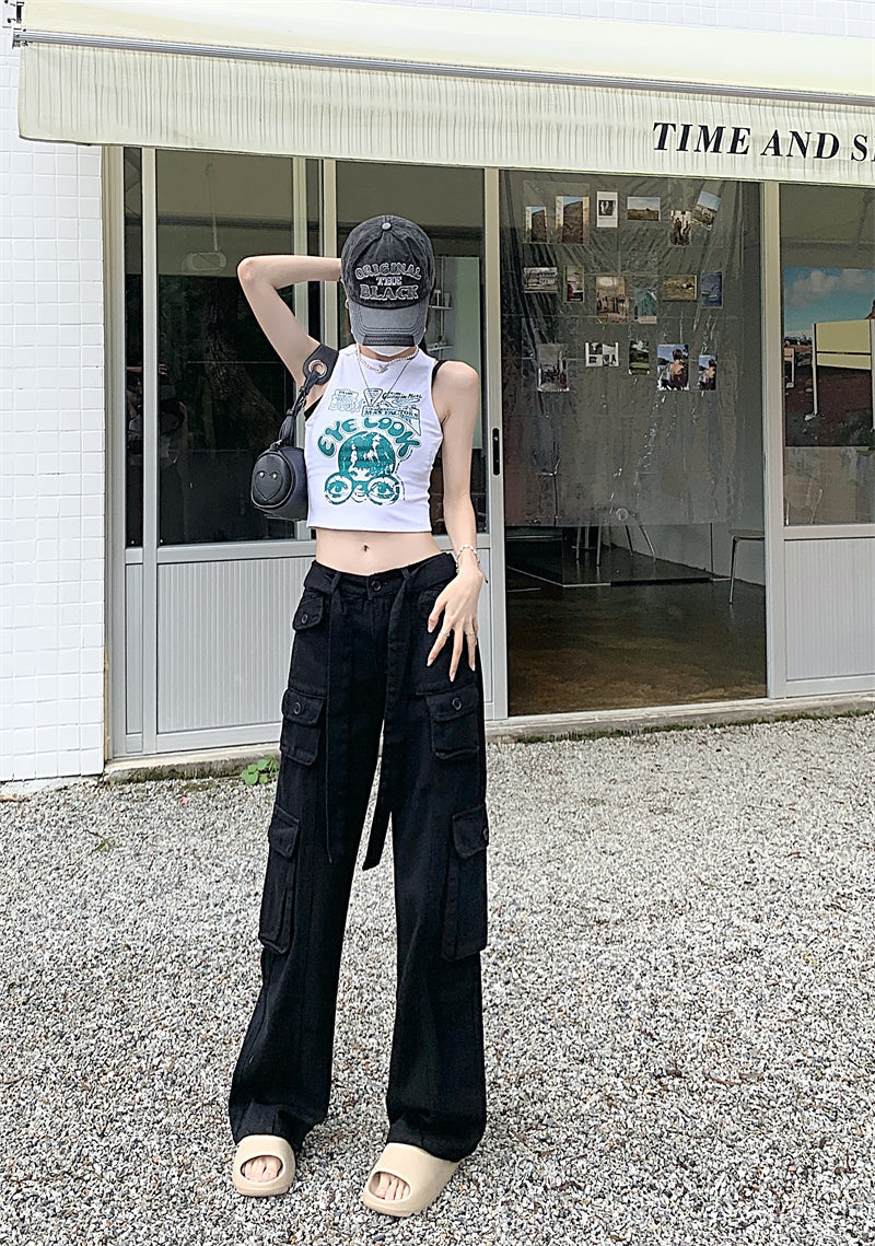 Belted Cargo Pants