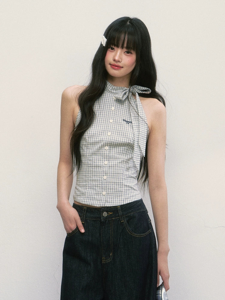 Scarf Tie Top