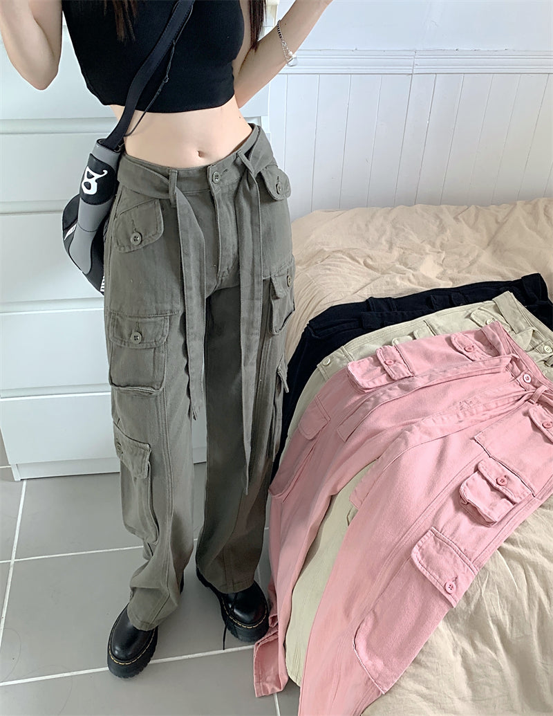 Belted Cargo Pants
