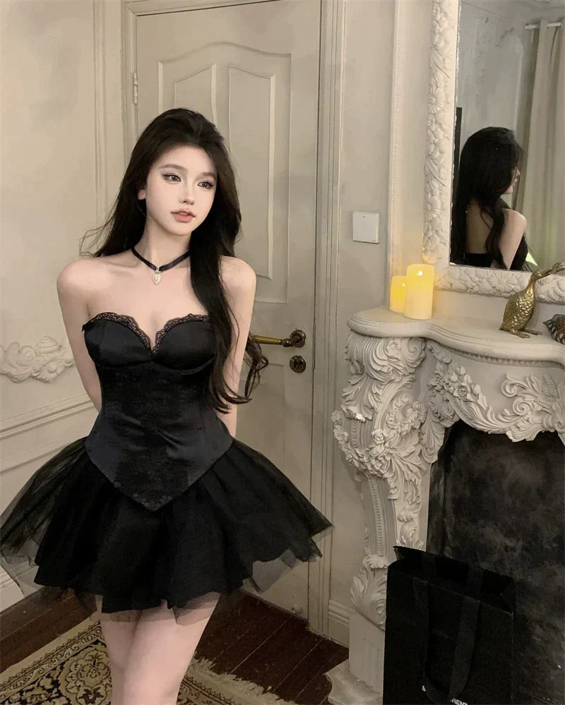 Black Top & Tutu Skirt Set