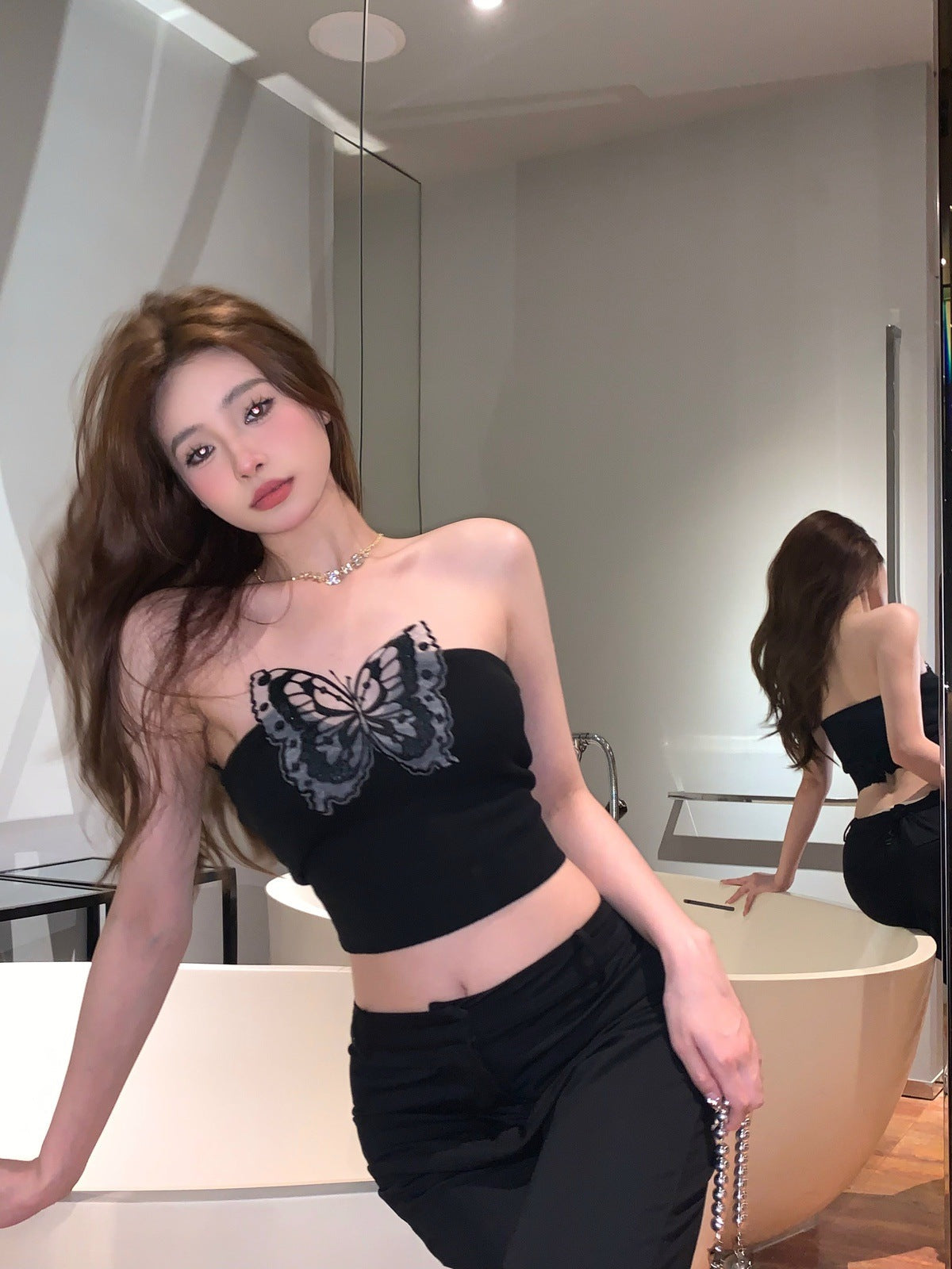 Butterfly Crop Top