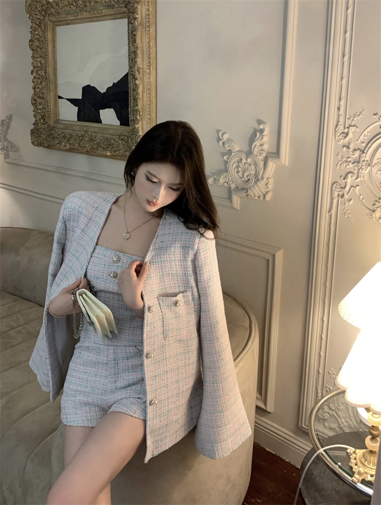 Serena Jacket Top & Shorts Set