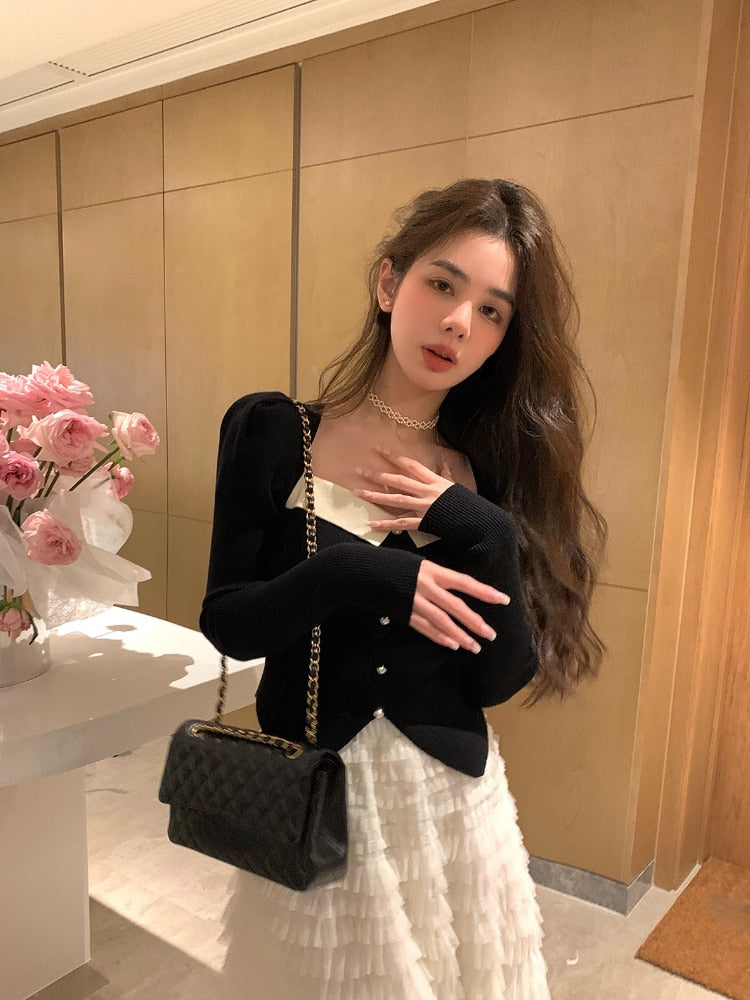 French Vintage Knitted Sweater