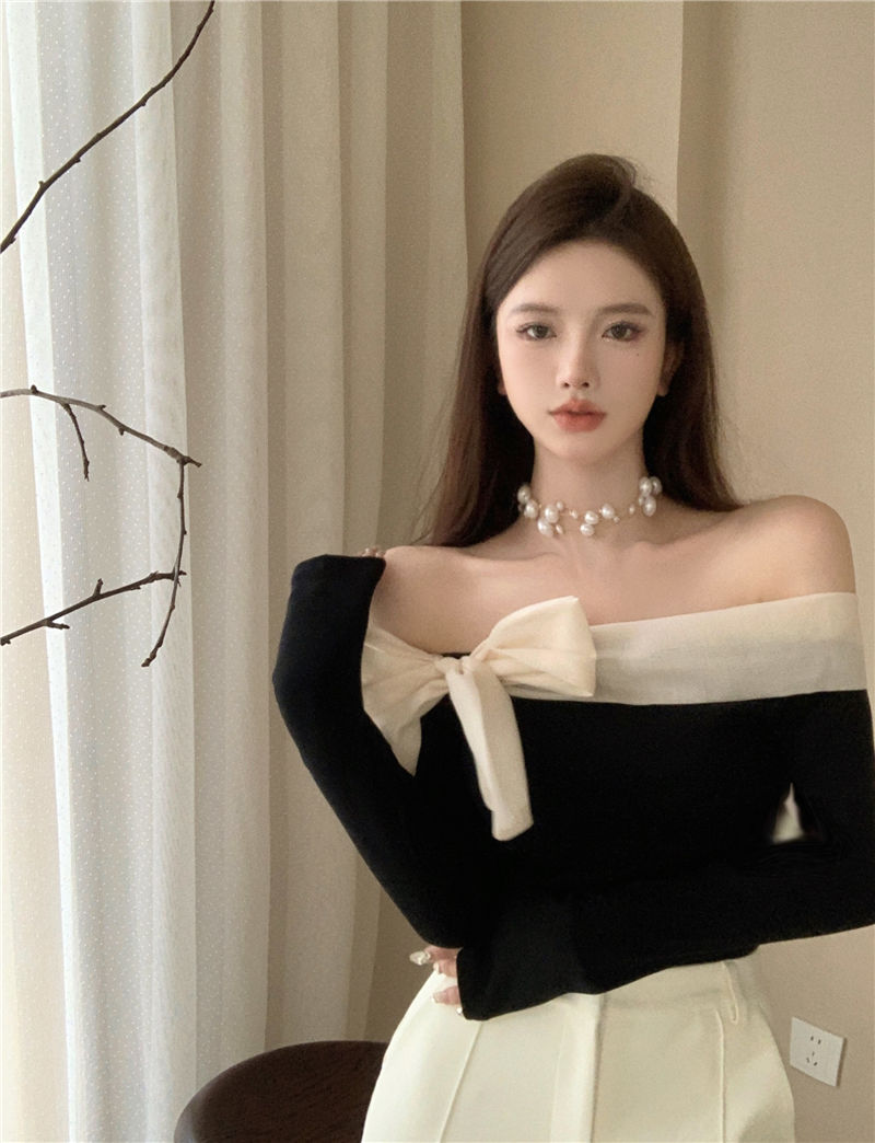 Bow Long Sleeve Top