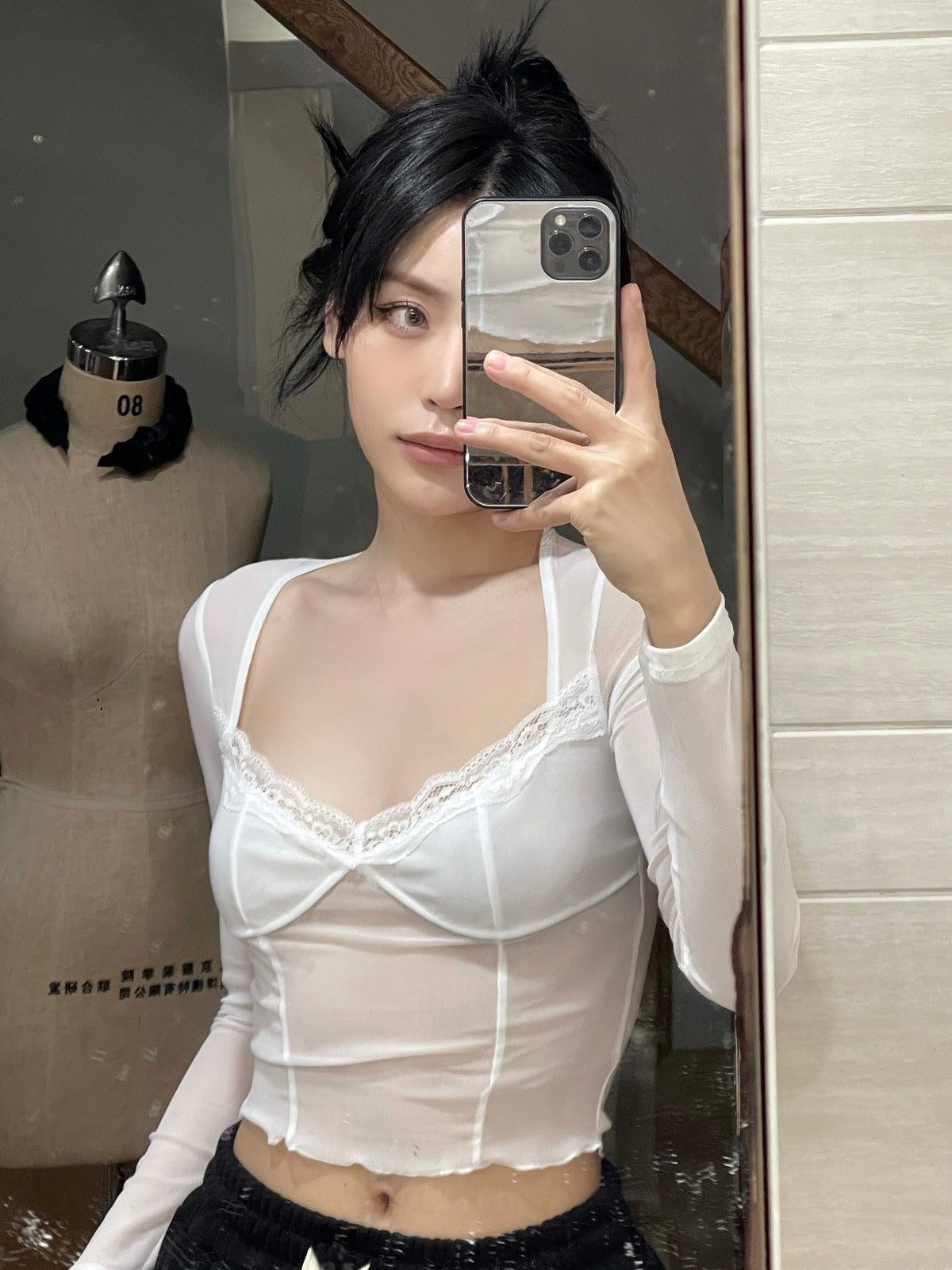 Lace Mesh Top