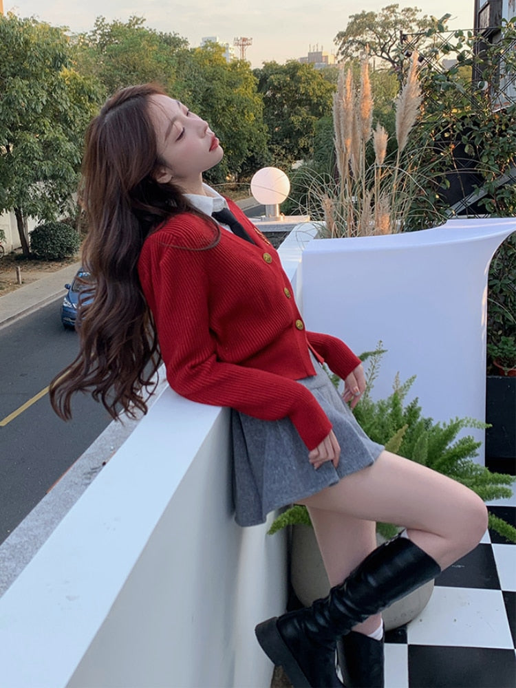 Red Cardigan