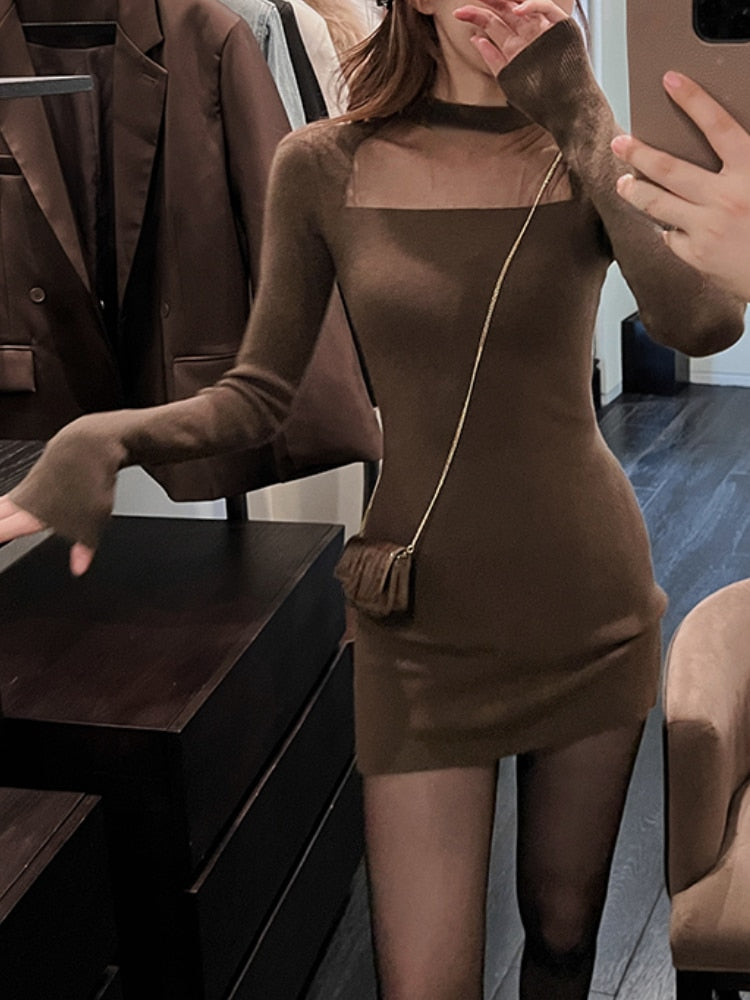 Knitted Sweater Dress