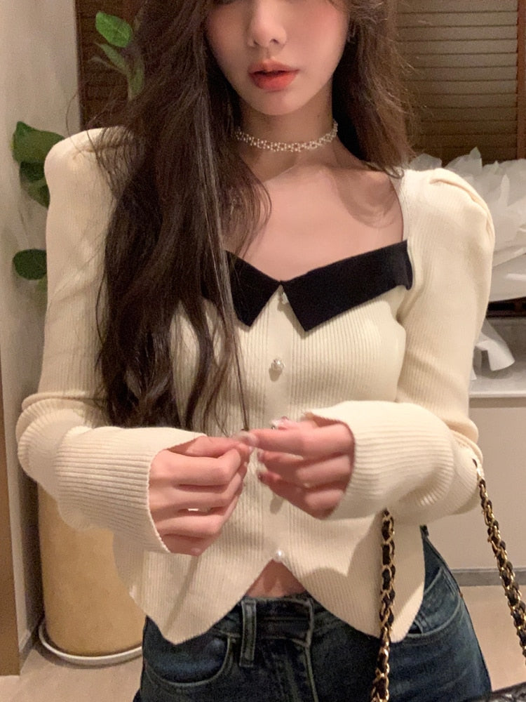 French Vintage Knitted Sweater