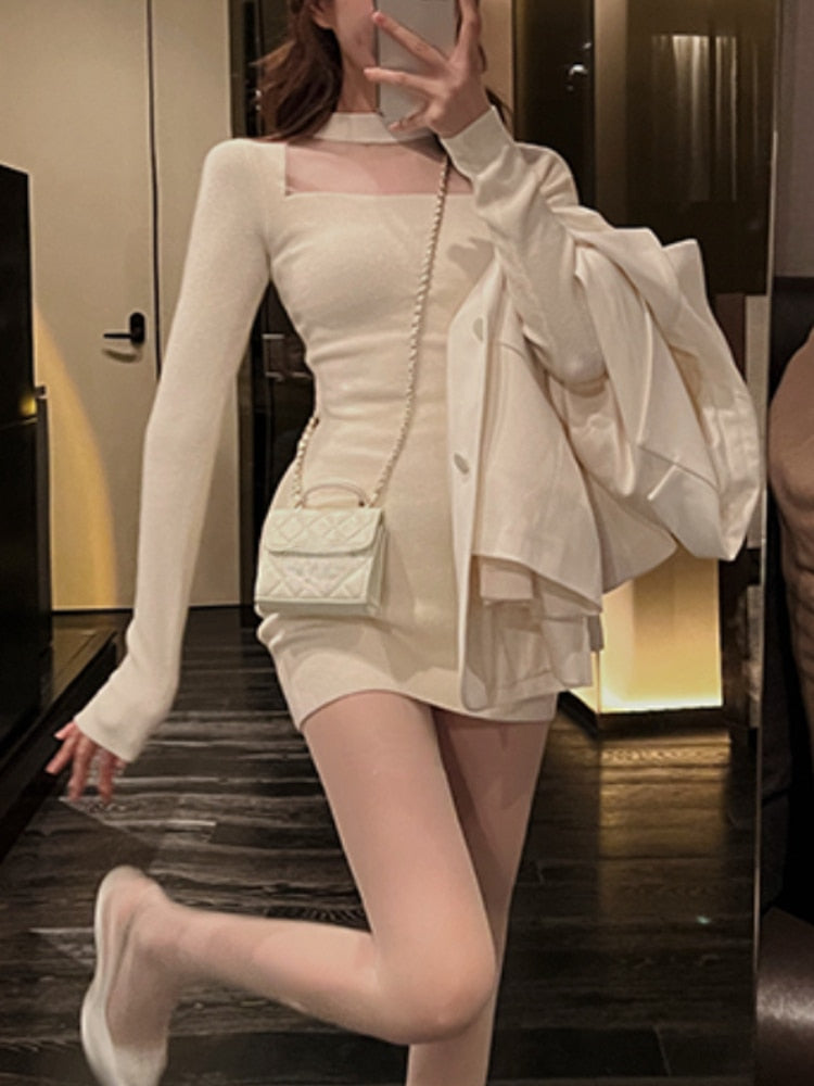 Knitted Sweater Dress