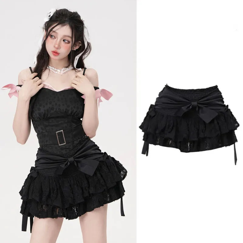 Black Bow Skirt