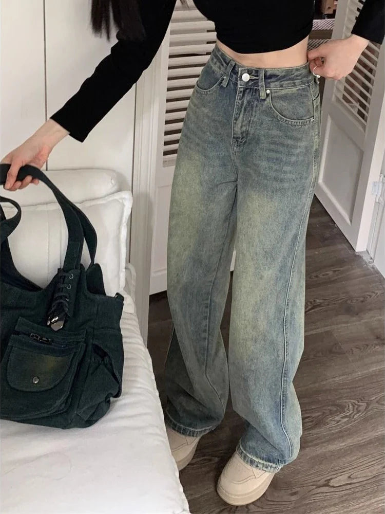 Vintage Wash Fade Jeans