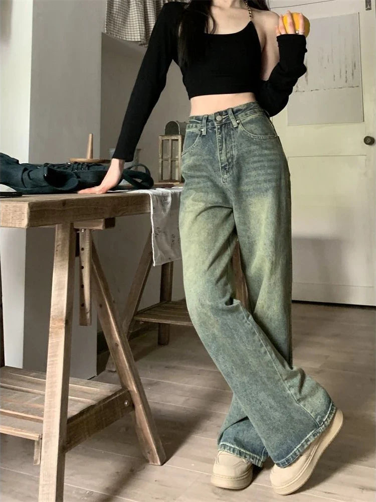 Vintage Wash Fade Jeans