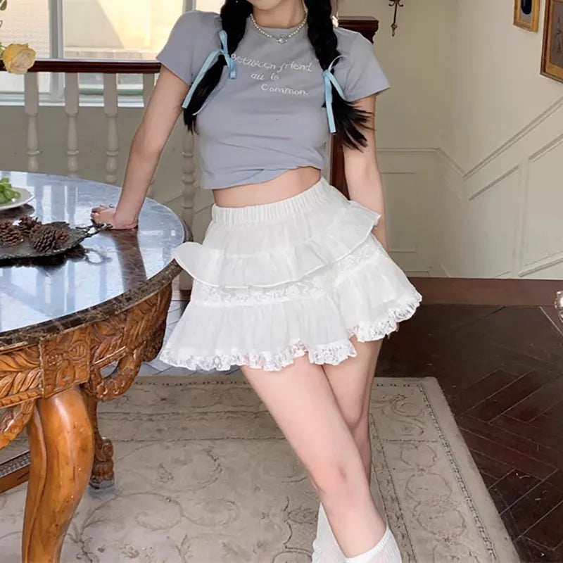 Ruffle Layered Skirt